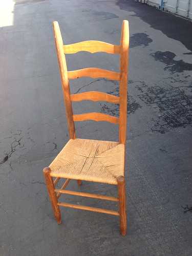 High Back Wooden Chair- Country Style