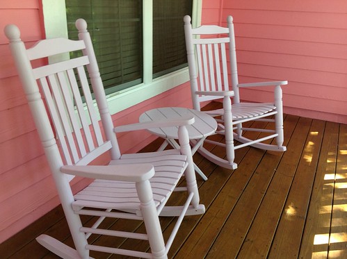 White Rocking Chairs