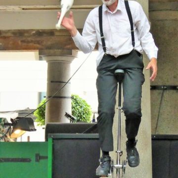 Portrait of a Street Entertainer, Covent Garden, London, England