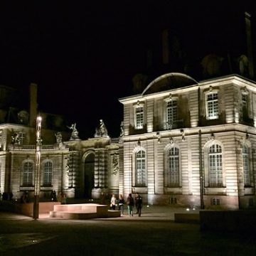 Palais Rohan, Strasbourg dans la nuit, Strasbourg, Alsace, France