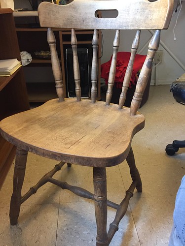 Wooden Chair: $5