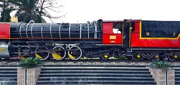 India - Assam - Guwahati - Northeast Frontier Railway 1958 - Steam Locomotive North East Queen YG-4119 - 2