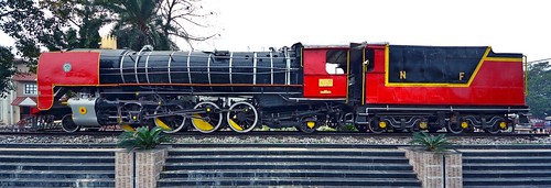 India - Assam - Guwahati - Northeast Frontier Railway 1958 - Steam Locomotive North East Queen YG-4119 - 2