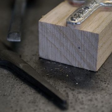 Working On a Letterpress Die