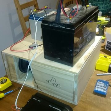 THAM6 subwoofer build - final piece goes on