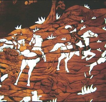 Hunting scenes were a popular subject for large German marquetry panels (34)