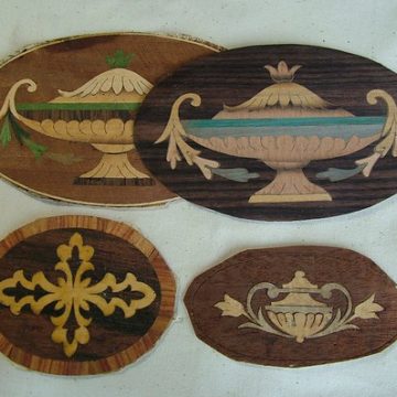 Classical 18th century Adam brothers inspired Marquetry designs  (20)