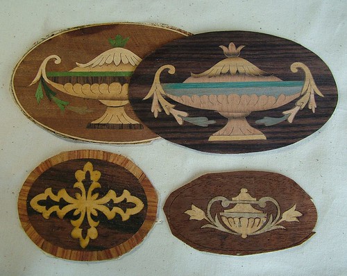 Classical 18th century Adam brothers inspired Marquetry designs  (20)