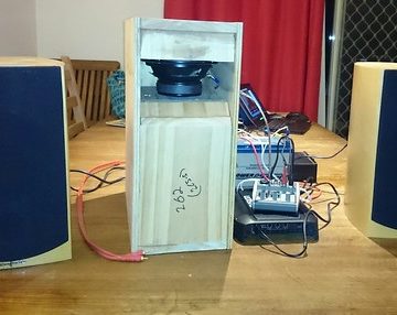 THAM6 subwoofer build - testing!