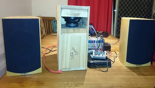 THAM6 subwoofer build - testing!