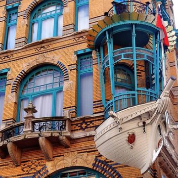 Art Nouveau house in Antwerp (2) - The boat