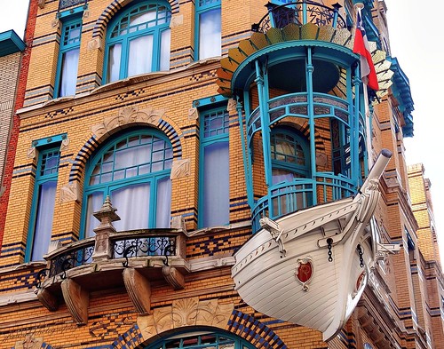 Art Nouveau house in Antwerp (2) - The boat