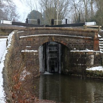 Winter time at Marple Locks