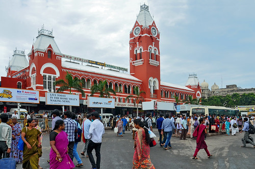 India - Tamil Nadu - Chennai - Chennai Central Railway Station - 1