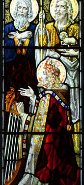 Isaiah, St John the Baptist and David (Ward & Hughes, 1894)