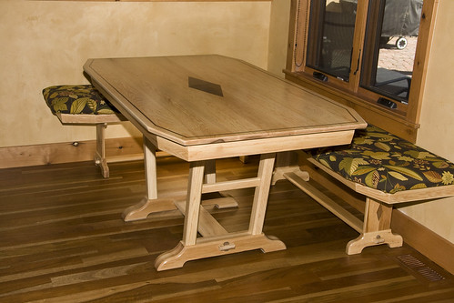 Breakfast Nook Table and Benches