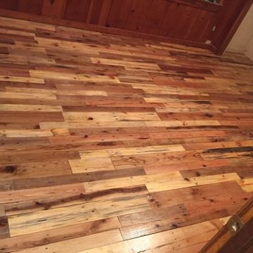 Pallet Wood Floors Two Ways