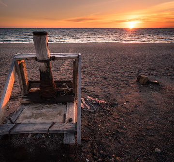 Lathe for the beached of the boats // Torno para el varado de las embarcaciones