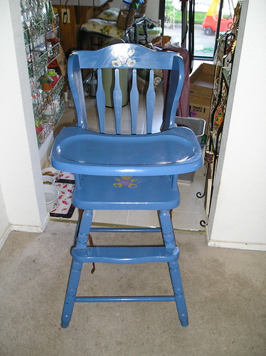 HIGHCHAIR WHIMSICAL WOODEN BABY - $65