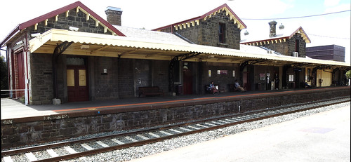 And for the railway buffs....the historic Kyneton Railway Station (set of 4)