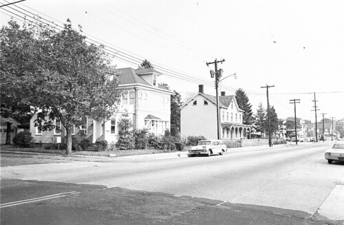 1966...Old Hicksville NY       SE corner of E. Carll St. and Broadway    Photo by Mike Dolan