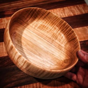 Acer Macrophyllum . . .  #woodturning #lathe . . #smallhomeshop #woodworking #make #making  #maketoescape #pdx #portland #portlandoregon #willamettevalley #Oregon