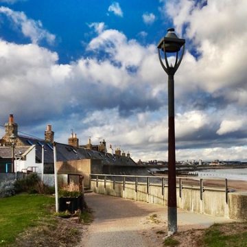 Access Path To Footdee From Harbour Aberdeen Scotland