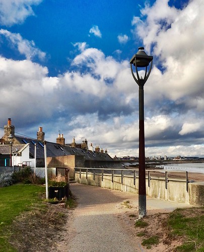 Access Path To Footdee From Harbour Aberdeen Scotland