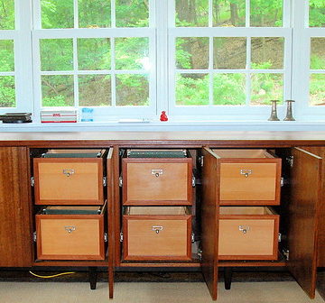 Mahogany File Cabinet