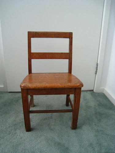 Wooden chair for kid : $7.