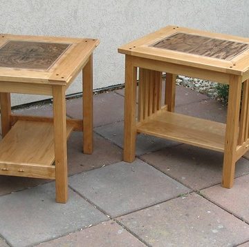 Arts and Crafts side tables