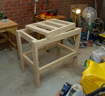 Lathe table nearing completion