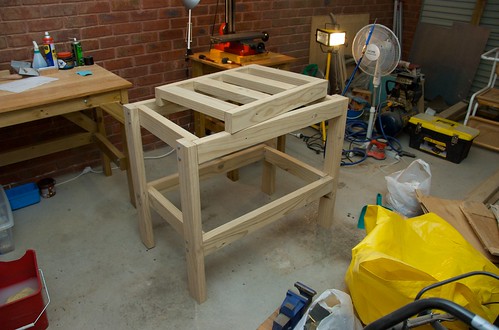 Lathe table nearing completion