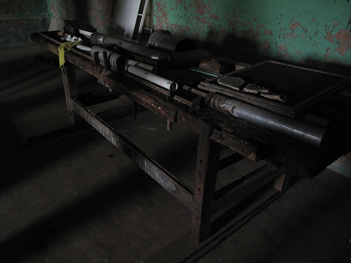 Workbench found in Basement of Dwelling House