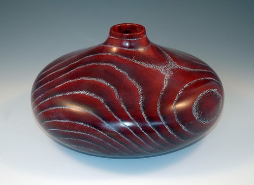 Dyed and Waxed Hollow Form by Steve Shanesy