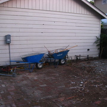 Demolished Shed