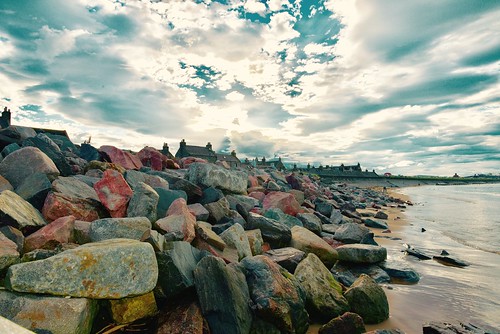 Fittie Beach Footdee  - Aberdeen Scotland 29/7/17