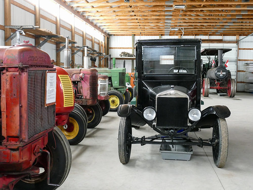 An old Ford, plus tractors, Pioneer Acres