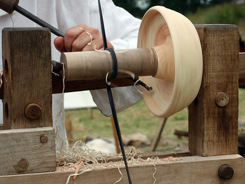 kentwell-2009-wood lathe