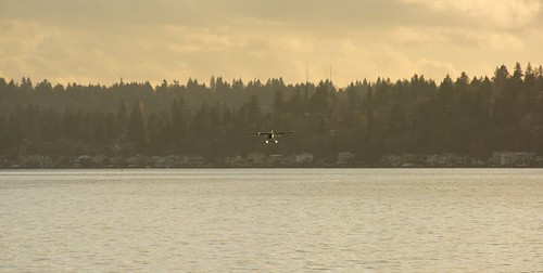 Seaplane On a Cloudy Day