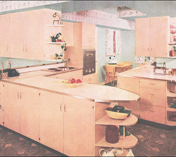 1956 Curtis Woodwork Kitchen