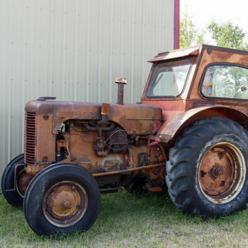 Old tractor at Pioneer Acres