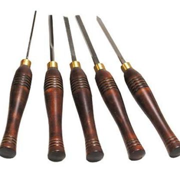 PSI Woodworking LCMINI2 Mini 5-Piece HSS Wood Lathe Chisel Turning Set - DiZiWoods Store