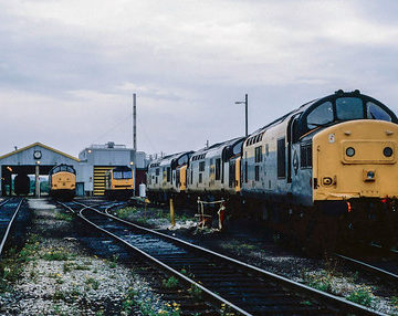 Margam Diesel Depot. Sept 1994.