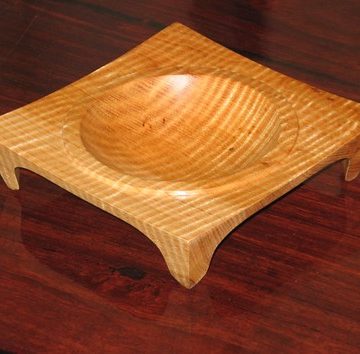 Fiddleback bowl