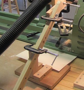 Lathe Dust Collection Jig