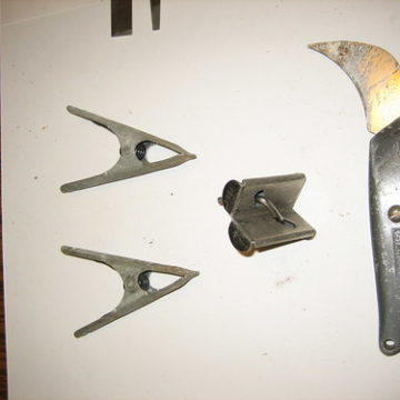 Small Clamps and a Knife