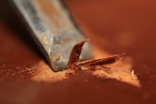 Chisel and wood #Macro Mondays #Intended Contact