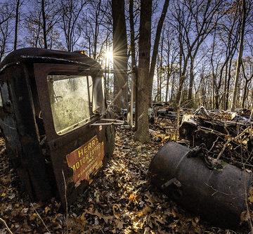 A Rusty Relic Sunset