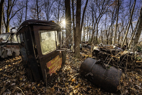 A Rusty Relic Sunset